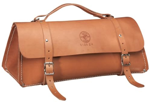 Klein Tools 5108-24 Deluxe Leather Bag by Klein