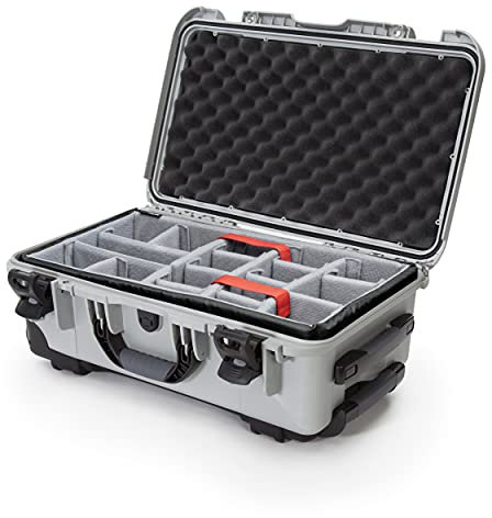 NANUK 935 Wasserdichter Hartschalenkoffer Mit Gepolsterten Trennwänden - Silber