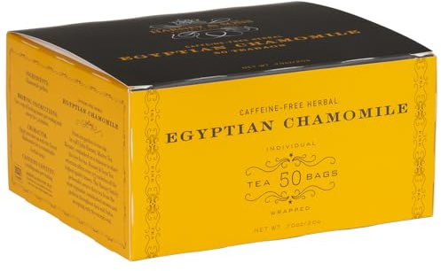 Harney & Sons Herbal Tea, Chamomile, 50 Tea Bags