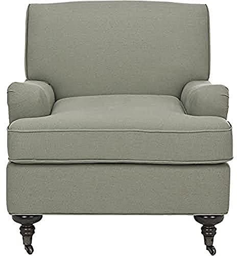 SAFAVIEH Gepolstert Hocker, Grau, 75 X 85 X 80