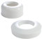 Siphon Rosace murale en plastique pour douche, salle de bain, cuisine, évier - Diamètre : 50 mm - Lot de 10