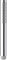 Nikles Stab-Handbrause Stick 1/2” *aus Metall, thermoisolierter Griff, *Durchmesser 25 mm x 187 mm, Weitwinkel-Sprühplatte, 1- strahlig, Easy-to-clean Technik, geregelte Durchflussmenge 12 l/ min