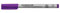 STAEDTLER Folienstift non-permanent Lumocolor, violett, wasserlöslich, Made in Germany, lange Lebensdauer, Rundspitze M ca. 1,0, 10 violette Universalstifte im Kartonetui, 315-6