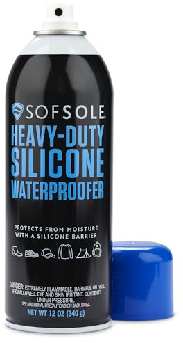 Sof Sole Silicone Waterproofer Spray for Boots,Tents and Outdoor Gear 12-ounce