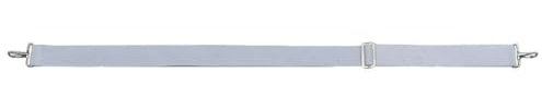 GEWA Marching Drum, Marschtrommel Zubehör, Trageriemen für Snare Drum und Surdo, Nylon weiß, 5 cm breit, verstellbar mit Karabiner