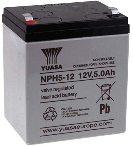 Yuasa Bleiakku NPH5-12 (hochstromfest), 12V, Lead-Acid