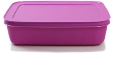 TUPPERWARE Gefrier-Behälter 1,0 L lila flach Eis-Kristall G36 Eiskristall