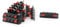 Sourcingmap 4 Terminal Push in Type Stereo Speaker Socket Connector Board 10pcs