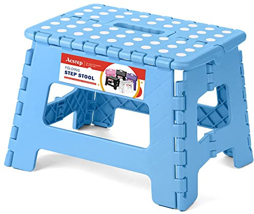 Acko 22,9 cm Marchepied Pliant avec Surface antidérapante pour Enfants et Adultes avec poignée, Peut contenir jusqu'à 113,4 Kilogram