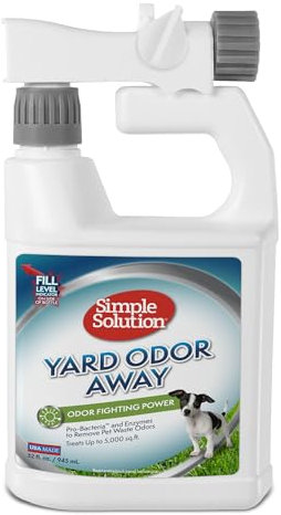 Simple Solution Yard Odour Away! Hose Spray Concentrate | Pet Odour Eliminator for Outdoors 945ml