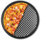 Fox Run Pizza-Pfanne, Karbonstahl, antihaftbeschichtet, Schwarz, 36,8 x 36,8 x 0,6 cm