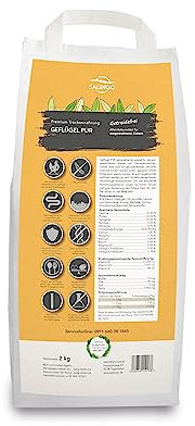 SALiNGO Premium 2kg Trockenfutter für Katzen Geflügel Pur 90% Fleischanteil, 10% Gemüse - Getreidefrei, Zuckerfrei & Ohne künstliche Zusätze - Katzen Trockenfutter, Katzentrockenfutter