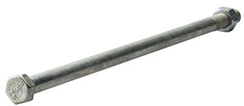 Dresselhaus Bauschrauben ähnlich DIN 601 Vollschaft Mu, 12 x 400 mm, galvanisch verzinkt, 25 Stück