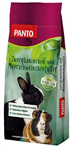 PANTO® Meerschweinchenfutter, Nagerfutter, Pellets 25 kg, 1er Pack (1 x 25 kg)