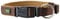 HUNTER Hundehalsung NEOPREN VARIO PLUS, Farbe: braun/caramel, strapazierfähiges Nylon, weiche Neoprenpolsterung, stufenlos verstellbar, mit Zugentlastung, pflegeleicht, komfortabel, Größe: M/2,0