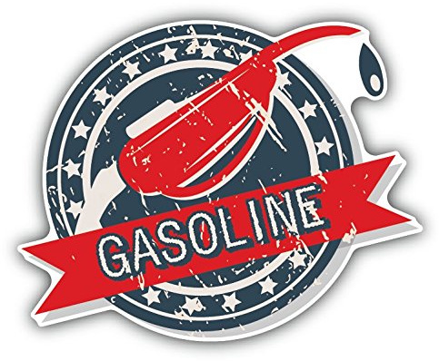 Gasoline Oil Garage Auto Service Retro Label Hochwertigen Auto-Autoaufkleber 12 x 10 cm