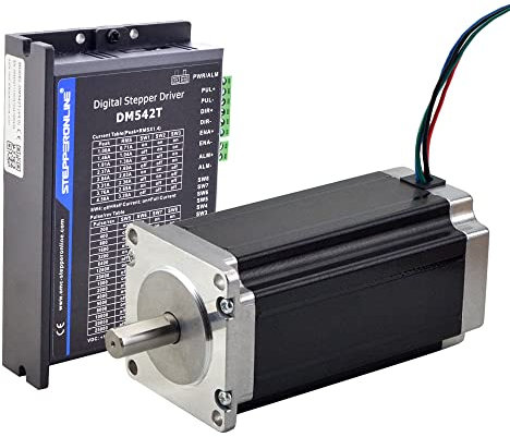STEPPERONLINE 1 Achse Schrittmotor CNC Kit 3.0Nm(425oz.in) Nema 23 Schrittmotor & Schrittmotor Treiber für 3D DRUCKER/CNC-Fräse