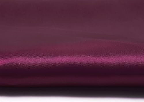 Satin Stoff Meterware am Stück (Bordeaux)