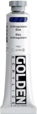 Pro-Art Golden Heavy Body Acrylic Paint 2 oz-anthraquinone Blue