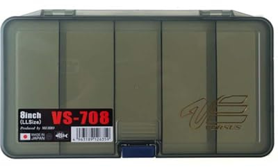 Meiho Versus Tackle Box VS 708 214 x 118 x 45 mm Black (6359)