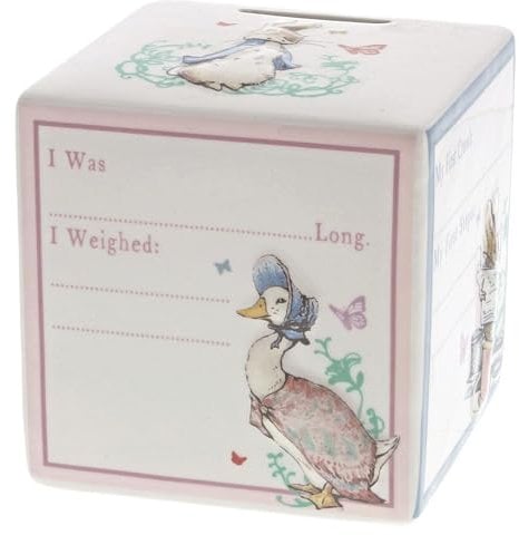 Beatrix Potter Peter Rabbit New Baby Money Bank