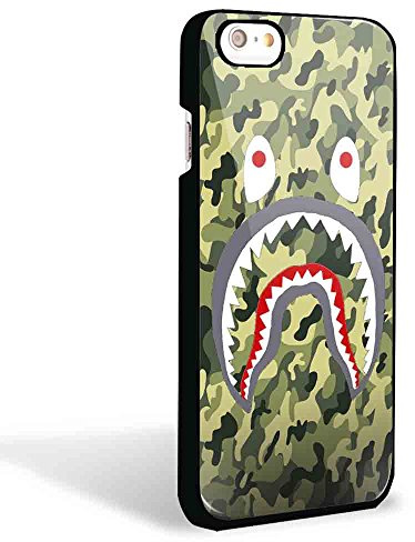 Bape Shark Army Military Texture for Iphone and Samsung Galaxy Case (iPhone 6 Black)