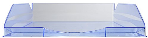 Exacompta Büro-Briefkörbe, 5 Stück ecotray Linicolor eisblau transparent