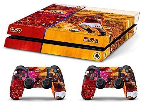Skin Compatibile per PS4 OLD HD - -Cover Adesiva limited edition (Roma Totti)