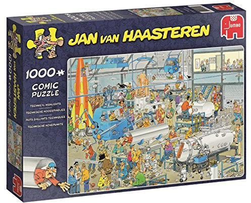 Jumbo 19050 Puzzle Jan Van Haasteren-Technische Höhepunkte, 1000 Teile