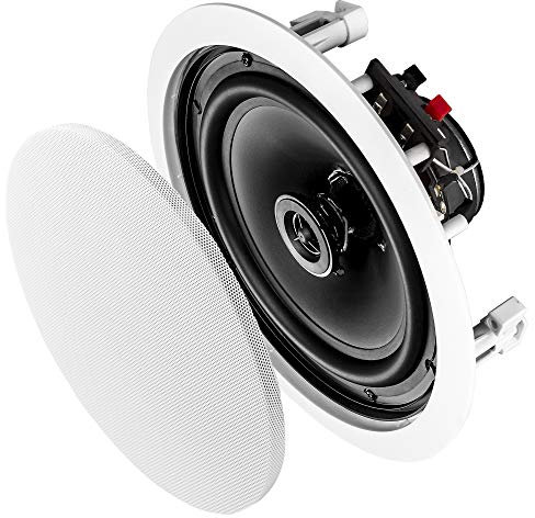 OSD Audio ICE800 8 120W In-Ceiling Speaker Paintable Grill (White, Pair)
