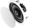 OSD Audio ICE800 8 120W In-Ceiling Speaker Paintable Grill (White, Pair)