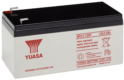 Yuasa NP3.2-12 - Batteria al piombo 12 V (Faston 187-4,8 mm)