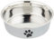 Trixie Bol en acier inoxydable avec revêtement en plastique, diamètre 17 cm