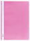 Exacompta Original Falken Plastik-Schnellhefter. Aus PP-Folie für DIN A4 kaufmännische Heftung Pastell-Farbe rosa Hefter ideal für Büro und Schule