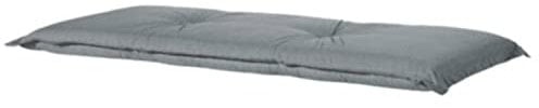 Madison Auflage Bank 50% Baumwolle/50% Polyester, L Basic, grau, 120 x 48 cm