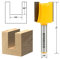Yonico 14160q - Straight Router Bit, Cutting Diameter: 3/4, Cutting Height: 3/4 - 1/4 Shank