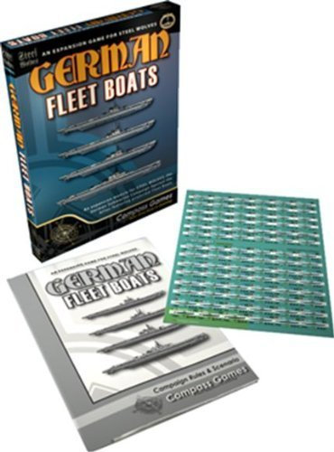 Compass Games Compass: German Fleet Boats Expansion Kit for Steel Wolves Board Game by