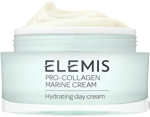 Elemis Pro-Collagen Marine Cream, Anti-Wrinkle Daily Face Moisturising Lotion, Hydrating Ultra-Light Gel-Cream, for a Smooth, Glowing and Rejuvenated, Suitable for All Skin Types, 100 ml