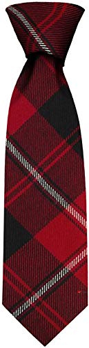 I LUV LTD Gents Neck Tie Cunningham Modern Tartan Lightweight Scottish Clan Tie