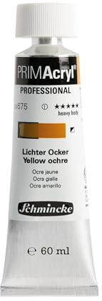 Schmincke PRIMAcryl Professional Lichter Ocker 60 ml Tube, 13 675 011