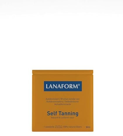 Lanaform Self Tanning Wipes For Face and Body - Pack of 8