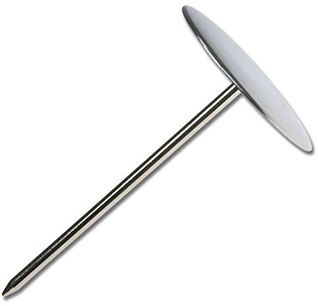 Staedter Clou Rose en Acier Inoxydable 7,5 cm Argenté