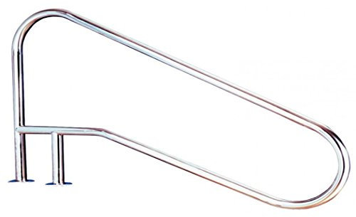 Barandilla acceso piscina con pletina