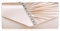 Damara Elegant Strassstein Damen Abendtasche Handtasche,Aprikose