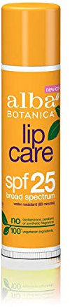 Alba Botanica Sunblock Lipcare SPF 25 -- 0.15 oz by Alba Botanica