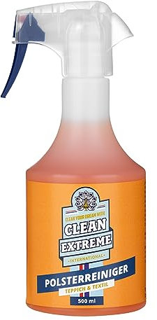 CLEANEXTREME Auto Polsterreiniger | 500 ml Spray | Textil Reiniger pH neutral für Autositz, Autopolster, Rücksitz, Kindersitz, Autoteppich - biologisch abbaubar
