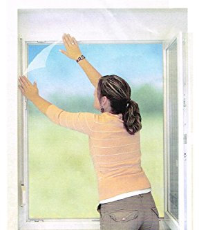 mako Pollenstopvlies Pollen Vlies Pollenschutz 2x 3'er Pack 130x150 cm inkl. 9,5mm breitem Klettband