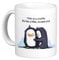 Endingfo Cute Penguins Love Animal Cartoon Classic White Coffee Mug 11oz Mug Ceramic