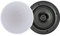 Adastra | Two Way Ceiling Speaker with Discreet Low profile Design and Magnetic Frameless Grille | White 6.5 Main Driver