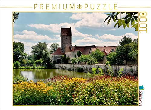 CALVENDO Puzzle Rothenburger Tor | 1000 Teile Lege-Größe 64 x 48 cm Foto-Puzzle für glückliche Stunden